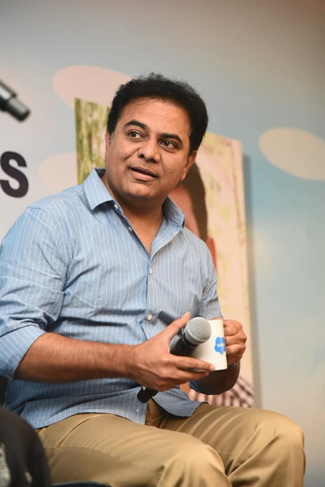 Minister Sri KTR speaking at Government Affairs Speaker Series hosted by Salesforce | K. T. Rama Rao